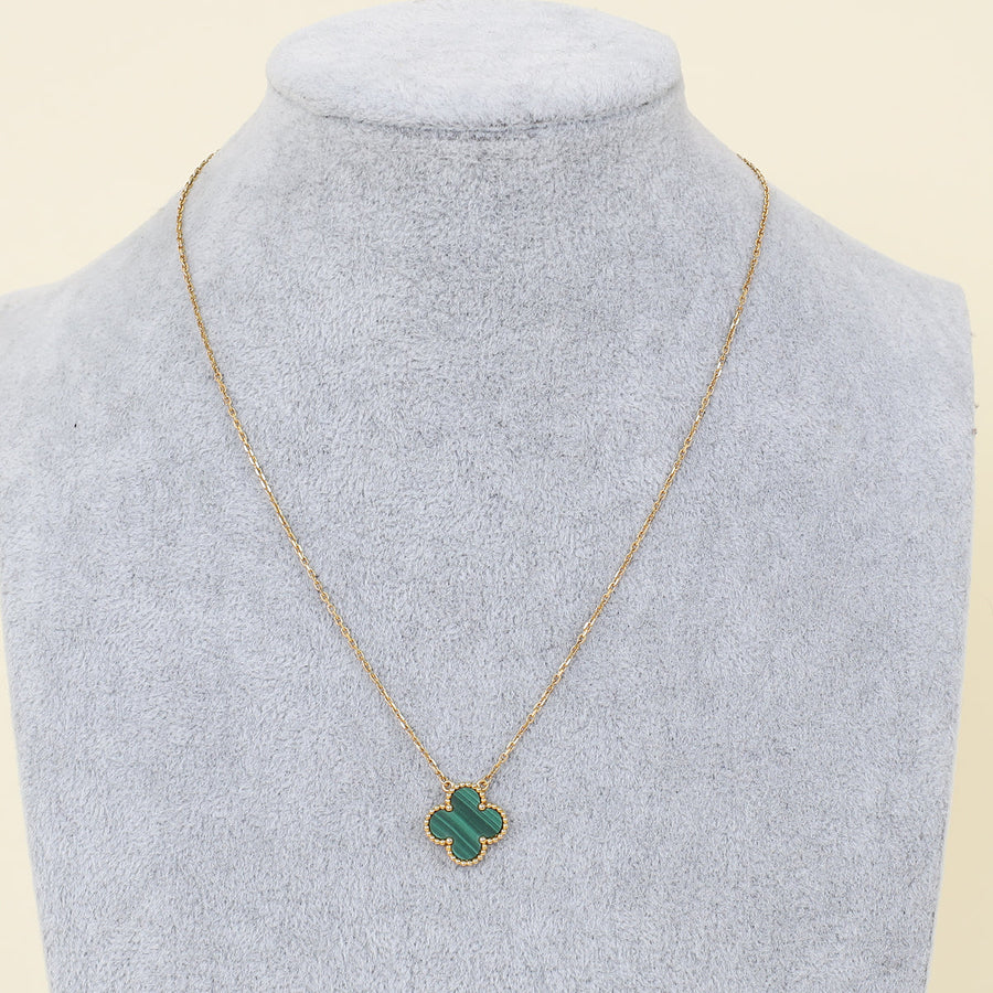 Van Cleef & Arpels 18K Yellow Gold Vintage Alhambra Pendant Necklace
