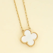 Van Cleef & Arpels 18K Yellow Gold Vintage Alhambra MOP Pendant Necklace