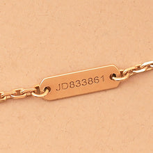 Van Cleef & Arpels 18K Yellow Gold Diamond Frivole 3 Flowers Pendant Mini Model Necklace
