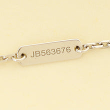 Van Cleef & Arpels 18K White Gold Vintage Alhambra Necklace