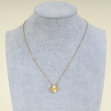 Van Cleef & Arpels 18K Yellow Gold Vintage Alhambra Guilloché Pendant Necklace
