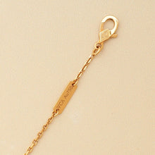 Van Cleef & Arpels 18K Rose Gold Diamond Obsidian Vintage Alhambra 2023 Holiday Pendant Necklace