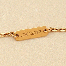 Van Cleef & Arpels 18K Rose Gold Diamond Obsidian Vintage Alhambra 2023 Holiday Pendant Necklace