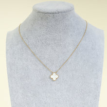 Van Cleef & Arpels 18K Yellow Gold Alhambra MOP Pendant Necklace