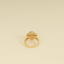 Van Cleef & Arpels Vintage Alhambra 1 Diamond Onyx Ring 52