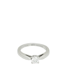 Van Cleef & Arpels Platinum Diamond Bonheur Solitaire Ring 49