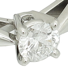 Van Cleef & Arpels Platinum Diamond Bonheur Solitaire Ring 49