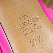 Valentino Fuchsia Rockstud Caged Ankle Strap Pump 37.5