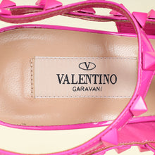Valentino Fuchsia Rockstud Caged Ankle Strap Pump 37.5