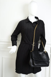 YSL Black Niki Medium Shoulder Bag