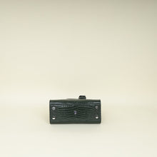 YSL Green Croco Embossed Nano Sac De Jour Bag