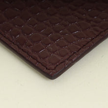 YSL Rouge Legion Croco Embossed Uptown Pouch