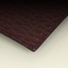 YSL Rouge Legion Croco Embossed Uptown Pouch