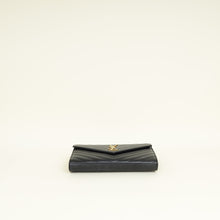 YSL Black Cassandre Classic Wallet On Chain