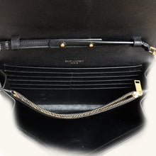 YSL Black Cassandre Classic Wallet On Chain