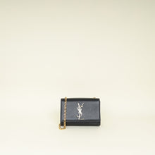 YSL Black Monogram Kate Satchel Chain Shoulder Bag