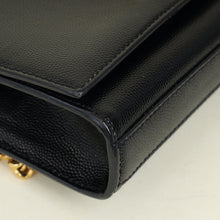 YSL Black Monogram Kate Satchel Chain Shoulder Bag