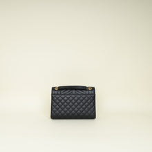 YSL Black Mix Quilt Envelope Chain Medium Shoulder Bag