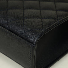 YSL Black Mix Quilt Envelope Chain Medium Shoulder Bag