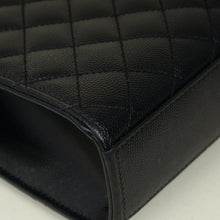 YSL Black Mix Quilt Envelope Chain Medium Shoulder Bag