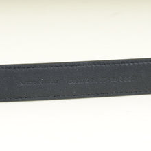 YSL Black Cassandre Buckle Belt