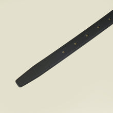 YSL Black Cassandre Buckle Belt