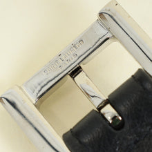 YSL Black Cassandre Buckle Belt