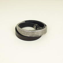 YSL Black Cuff Wrap Bracelet