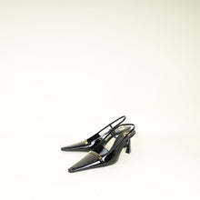 YSL Black Jacqueline Slingback Pump 40