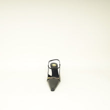 YSL Black Jacqueline Slingback Pump 40