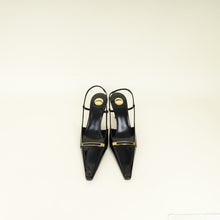 YSL Black Jacqueline Slingback Pump 40