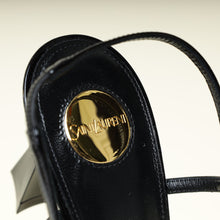 YSL Black Jacqueline Slingback Pump 40