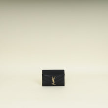 YSL Black Cassandre Matelasse Card Holder
