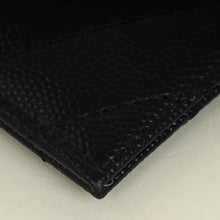 YSL Black Cassandre Matelasse Card Holder