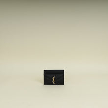 YSL Black Cassandre Matelasse Card Holder