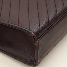 YSL Burgundy Monogram Envelope Large Satchel Bag