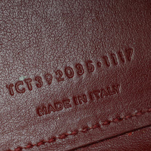 YSL Burgundy Croco Embossed Sac De Jour Nano Bag