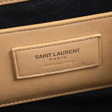 YSL Beige Kate Tassel Lizard Print Medium Bag