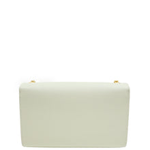 YSL Vintage Blanc Monogram Kate Tassel Medium Shoulder Bag
