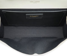 YSL Vintage Blanc Monogram Kate Tassel Medium Shoulder Bag