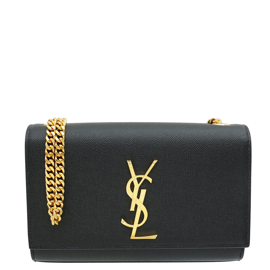 YSL Black Monogram Kate Small Shoulder Bag