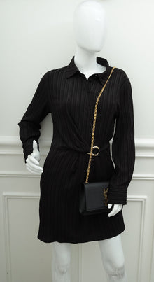 YSL Black Monogram Kate Small Shoulder Bag