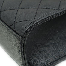 YSL Black Mix Quilted Envelope Medium Shoulder Bag