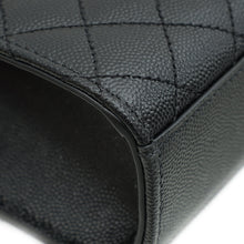 YSL Black Mix Quilted Envelope Medium Shoulder Bag