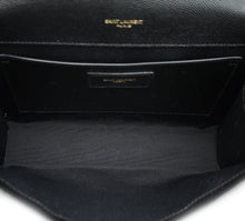 YSL Black Mix Quilted Envelope Medium Shoulder Bag