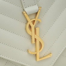 YSL Blanc Vintage Mix Quilted Envelope Small Shoulder Bag