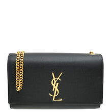 YSL Black Monogram Kate Medium Shoulder Bag