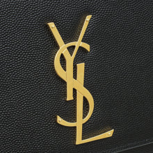 YSL Black Monogram Kate Medium Shoulder Bag