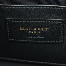 YSL Black Mix Quilted Envelope Small Shoulder Bag