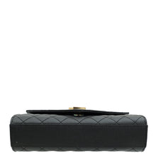 YSL Black Mix Quilted Envelope Small Shoulder Bag